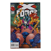 1996 "X-Force" Issue #52 Marvel Comic Book at PristineAuction.com