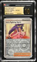 Iris's Fighting Spirit 2025 Pokemon Journey Together #149/159 (CGC PRISTINE 10 | Black Label) at PristineAuction.com