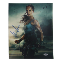 Alicia Vikander Signed "Tomb Raider" 11x14 Photo (PSA) at PristineAuction.com