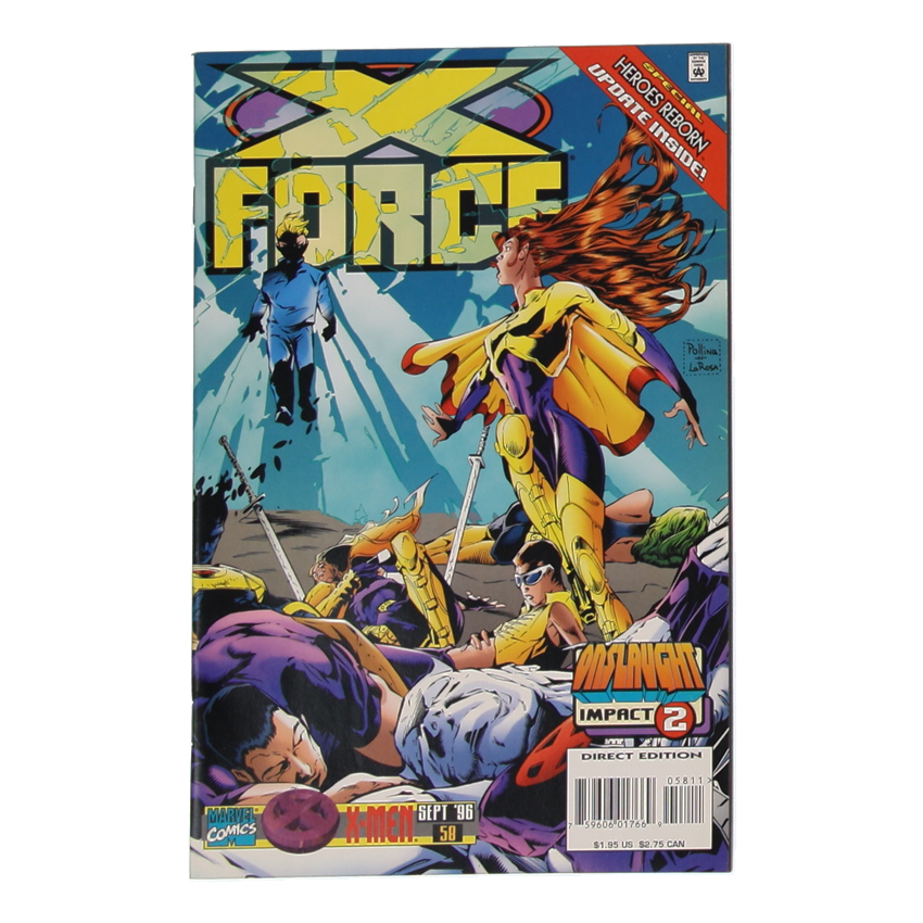 1996 "X-Force" Issue #58 Marvel Comic Book at PristineAuction.com 1996 "X-Force" Issue #58 Marvel Comic Book at PristineAuction.com