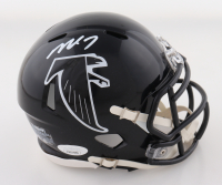 Michael Vick Signed Falcons Throwback Alternate Speed Mini Helmet (JSA) at PristineAuction.com