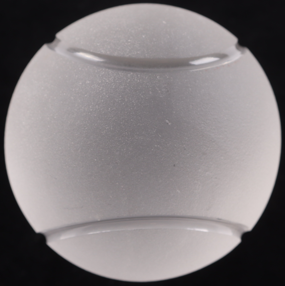 Tiffany & Co. Lead Crystal Tennis Ball With Wood & Glass Display Case at PristineAuction.com Tiffany & Co. Lead Crystal Tennis Ball With Wood & Glass Display Case at PristineAuction.com