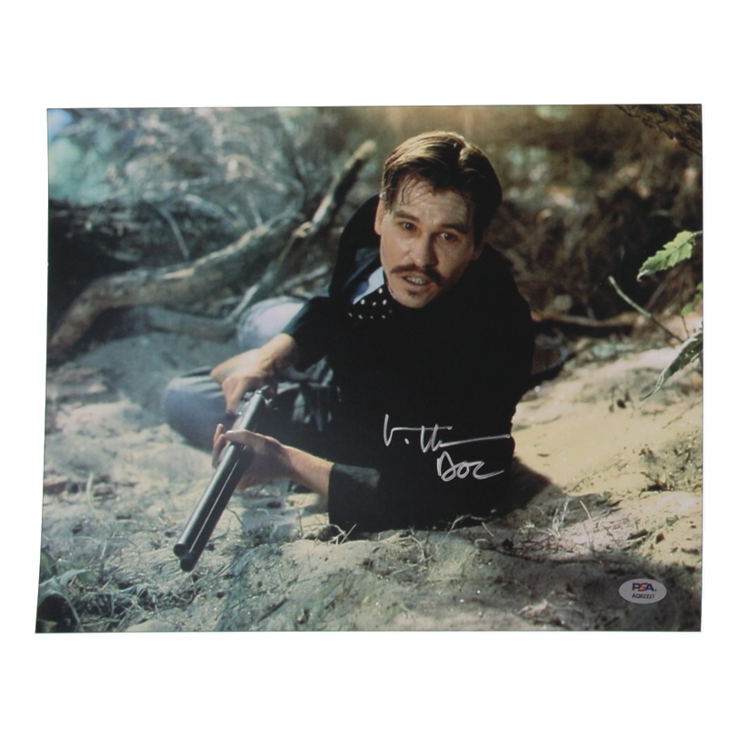 Val Kilmer Signed "Tombstone" 11x14 Photo (PSA) at PristineAuction.com Val Kilmer Signed "Tombstone" 11x14 Photo (PSA) at PristineAuction.com