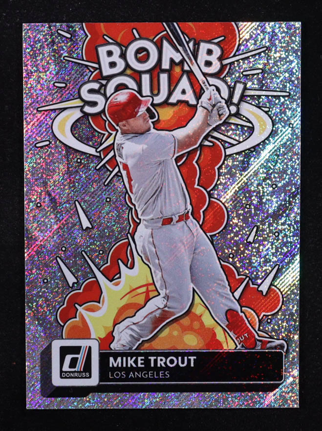 Mike Trout 2022 Donruss Bomb Squad Rapture #8 at PristineAuction.com Mike Trout 2022 Donruss Bomb Squad Rapture #8 at PristineAuction.com