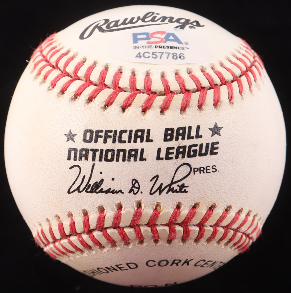 Nolan Ryan Signed ONL Baseball with Display Case (PSA) at PristineAuction.com Nolan Ryan Signed ONL Baseball with Display Case (PSA) at PristineAuction.com