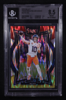 Bo Nix 2024 Panini Select Concourse Red & Yellow Shock Prizm #30 RC (BGS 8.5) at PristineAuction.com