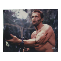 Arnold Schwarzenegger Signed "Predator" 11x14 Photo (PSA) at PristineAuction.com