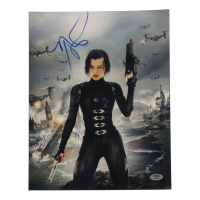 Milla Jovovich Signed "Resident Evil: Retribution" 11x14 Photo (PSA) at PristineAuction.com