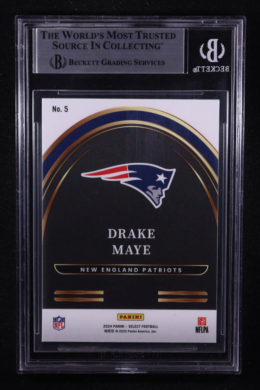 Drake Maye 2024 Panini Select Future #5 RC (BGS 9) at PristineAuction.com Drake Maye 2024 Panini Select Future #5 RC (BGS 9) at PristineAuction.com