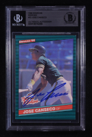 Jose Canseco Signed 1986 Donruss Rookies #22 (BGS) at PristineAuction.com