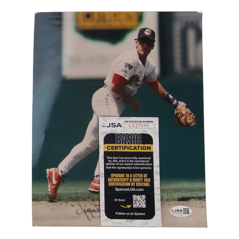 Omar Vizquel Signed Indians 8x10 Photo (JSA) at PristineAuction.com Omar Vizquel Signed Indians 8x10 Photo (JSA) at PristineAuction.com