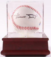 Willie Mays Signed 2007 All-Star Game Logo Baseball with Display Case (Mays & PSA) at PristineAuction.com