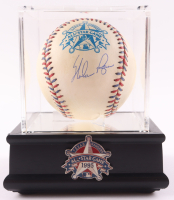 Nolan Ryan Signed 1995 All-Star Game Logo Baseball with Display Case with All-Star Game Pin (PSA) at PristineAuction.com