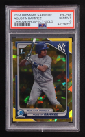 Agustin Ramirez 2024 Bowman Chrome Sapphire Prospects Gold Refractors #BCP85 #19/50 RC (PSA 10) at PristineAuction.com