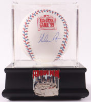 Nolan Ryan Signed 1999 All-Star Game Logo Baseball with Display Case with All-Star Game Pin (PSA) at PristineAuction.com