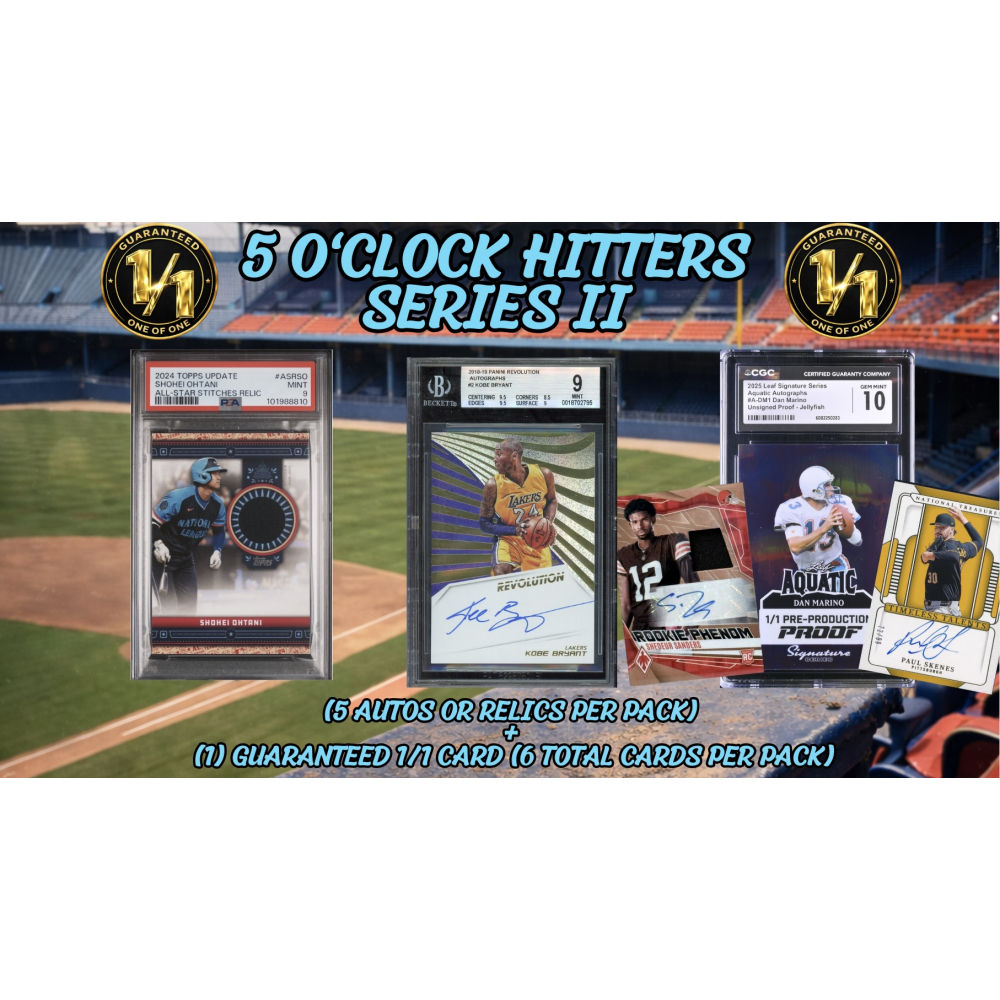 Break King: 5 O'clock Hitters Series II Mystery Box at PristineAuction.com