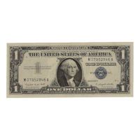 1957-A U.S. $1 Silver Certificate, Blue Seal Fr. 1620 Signed: Smith / Dillon at PristineAuction.com