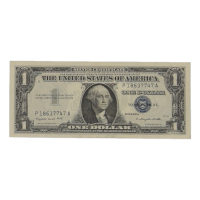 1957-A U.S. $1 Silver Certificate, Blue Seal Fr. 1620 Signed: Smith / Dillon at PristineAuction.com