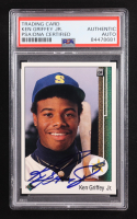 Ken Griffey Jr. Signed 1989 Upper Deck #1 RC (PSA | Autograph Graded Authentic) at PristineAuction.com