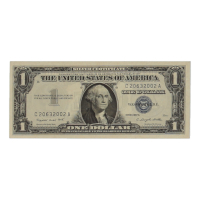 1957-A U.S. $1 Silver Certificate, Blue Seal Fr. 1620 Signed: Smith / Dillon at PristineAuction.com