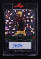 Cam Skattebo 2025 Leaf Metal Holiday Candy Cane #BACS1 #14/15 RC at PristineAuction.com
