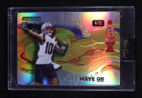Drake Maye 2024 Wild Card Alumination Groovin Prismatic Silver #AGDM #04/12 RC at PristineAuction.com