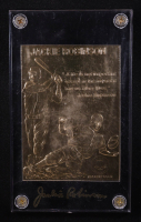 Jackie Robinson 1997 22KT Gold Performance 50th Anniversary Limited Edition #024546 at PristineAuction.com