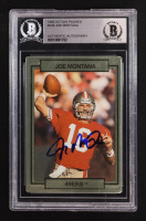 Joe Montana Signed 1990 Action Packed #246 (BGS | Autograph Graded Authentic) at PristineAuction.com