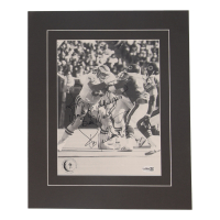 Ron Hallstrom Signed Custom Matted Photo Inscribed "Thanks For Your Supper" & "Best Wishes" (JSA) at PristineAuction.com