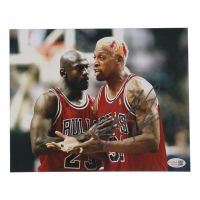 Dennis Rodman Signed Bulls 8x10 Photo (JSA) at PristineAuction.com
