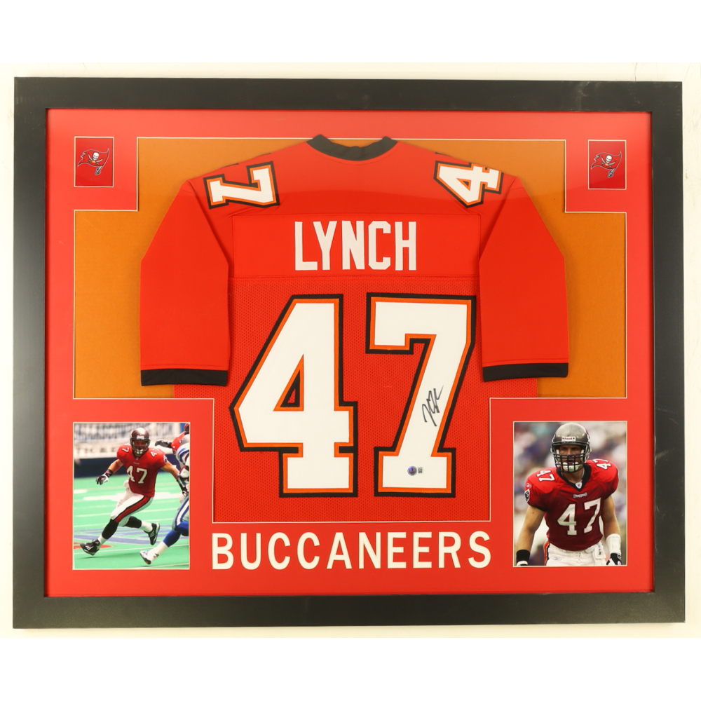John Lynch Signed Custom Framed Jersey (JSA) at PristineAuction.com