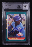 Bo Jackson Signed 1987 Donruss Rookies #14 RC (BGS) at PristineAuction.com