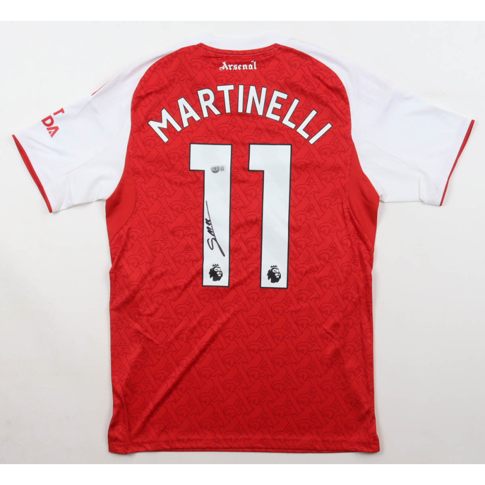Gabriel Martinelli Signed Arsenal F.C. Adidas Authentic Jersey (Beckett) at PristineAuction.com