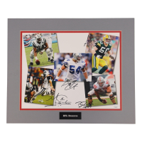 Ohio State Buckeyes NFL Players Custom Matted Photo Signed by (5) with Nick Mangold, Mike Nugent, Aj Hawk, Bobby Carpenter (JSA) at PristineAuction.com