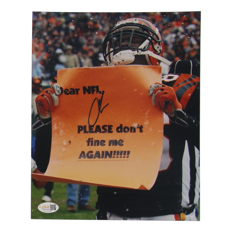 Chad Johnson Signed Bengals 8x10 Photo (JSA) at PristineAuction.com Chad Johnson Signed Bengals 8x10 Photo (JSA) at PristineAuction.com
