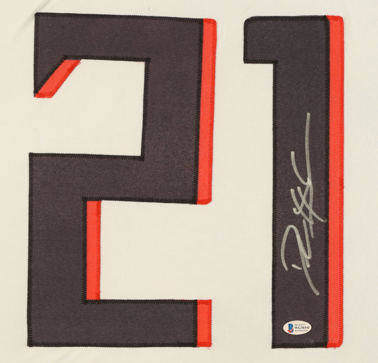 Deion Sanders Signed Custom Framed Jersey (Beckett) at PristineAuction.com Deion Sanders Signed Custom Framed Jersey (Beckett) at PristineAuction.com