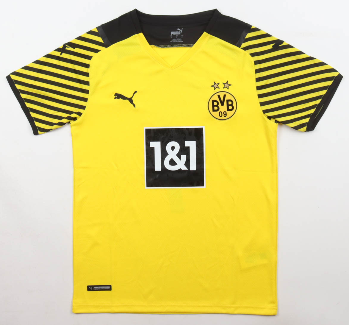 Jadon Sancho Signed Borussia Dortmund Puma Authentic Jersey (Beckett) at PristineAuction.com Jadon Sancho Signed Borussia Dortmund Puma Authentic Jersey (Beckett) at PristineAuction.com