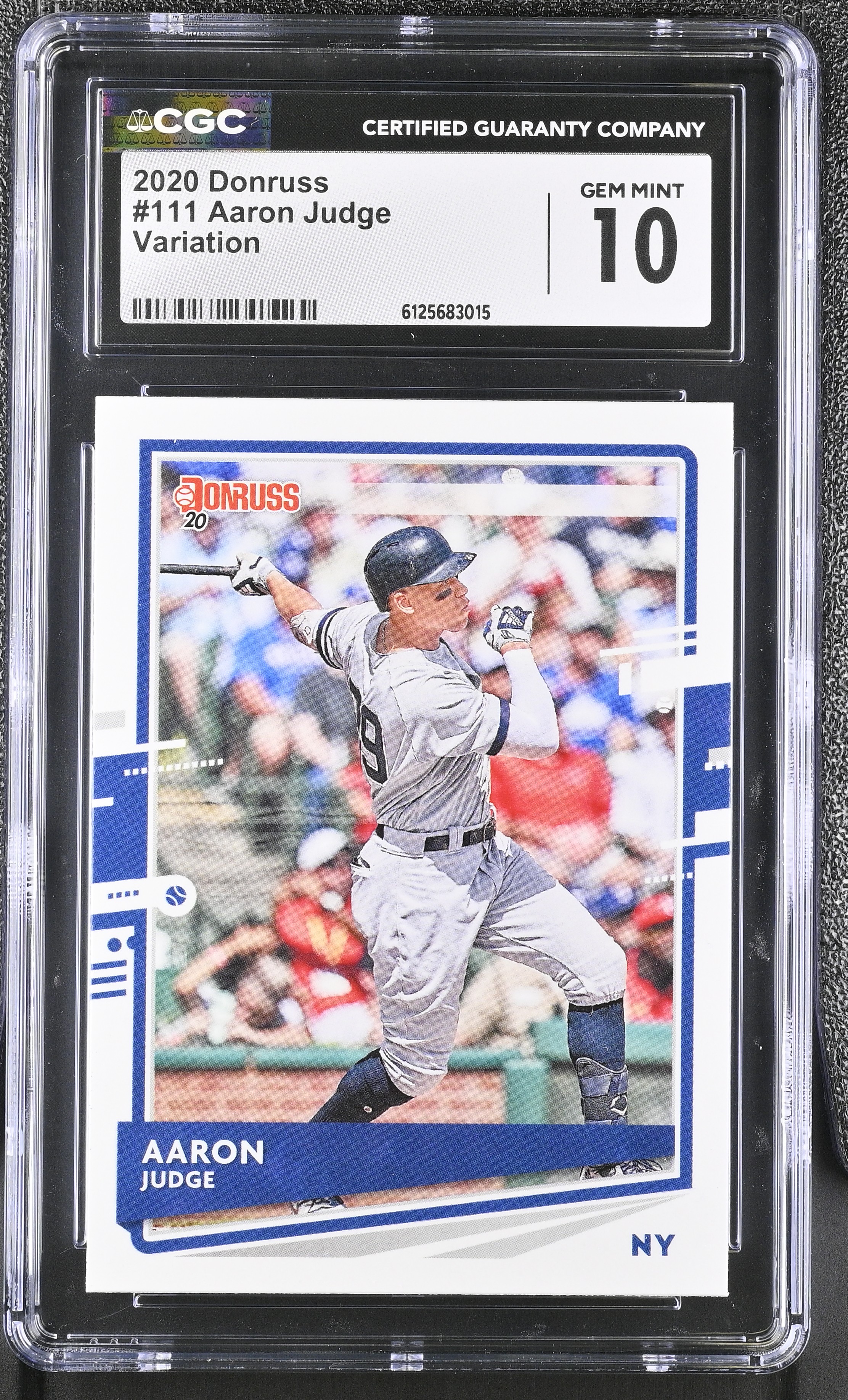 Aaron Judge 2020 Donruss Variation #111 (CGC 10) at PristineAuction.com Aaron Judge 2020 Donruss Variation #111 (CGC 10) at PristineAuction.com