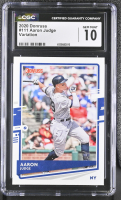 Aaron Judge 2020 Donruss Variation #111 (CGC 10) at PristineAuction.com