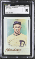 Ty Cobb 2020 Topps Allen & Ginter Silver Portrait #74 (CGC 10) at PristineAuction.com