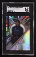 Mercedes Varnado as Koska Reeves 2022 Topps Star Wars Masterwork Autographs Rainbow Foil #MWAMV #09/50 (SGC 6) at PristineAuction.com