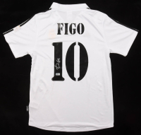 Luis Figo Signed Real Madrid F.C. Adidas Authentic Jersey (Beckett) at PristineAuction.com