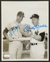 Mickey Mantle & Ed Kranepool Signed Yankees / Mets 8x10 Photo (JSA) at PristineAuction.com