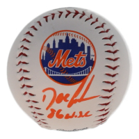Dwight "Doc" Gooden Signed OML Mets Logo Baseball Inscribed "86 W.S.C" (JSA) at PristineAuction.com