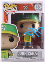 John Cena Signed WWE #136 Funko Pop! Vinyl Figure (Beckett) at PristineAuction.com