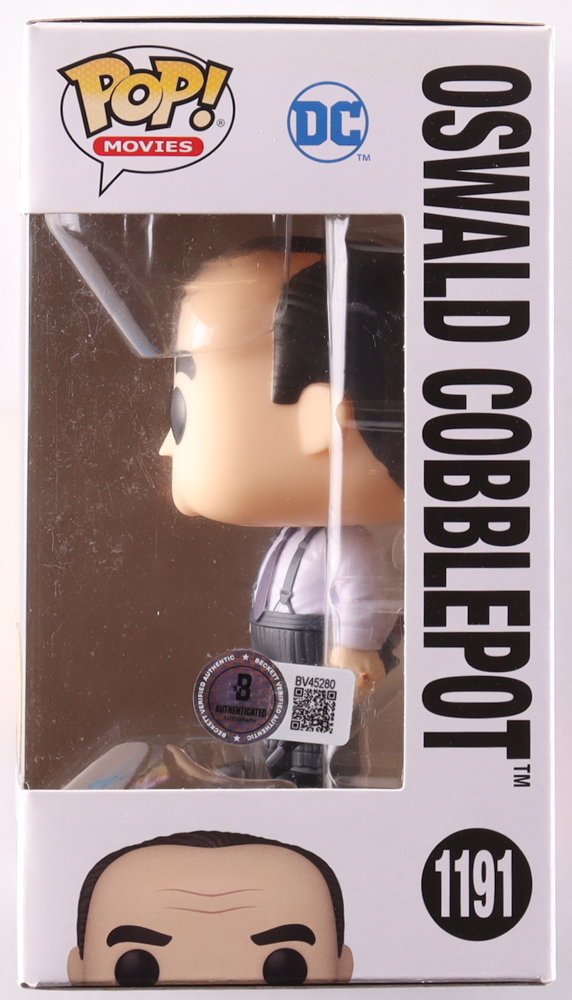 Colin Farrell Signed "The Batman" #1191 Oswald Cobblepot Funko Pop! Vinyl Figure (Beckett) at PristineAuction.com Colin Farrell Signed "The Batman" #1191 Oswald Cobblepot Funko Pop! Vinyl Figure (Beckett) at PristineAuction.com