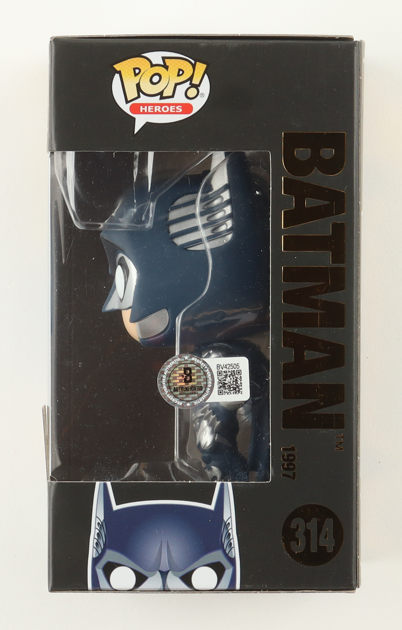 George Clooney Signed "Batman" #314 Batman Funko Pop! Vinyl Figure (Beckett) at PristineAuction.com George Clooney Signed "Batman" #314 Batman Funko Pop! Vinyl Figure (Beckett) at PristineAuction.com