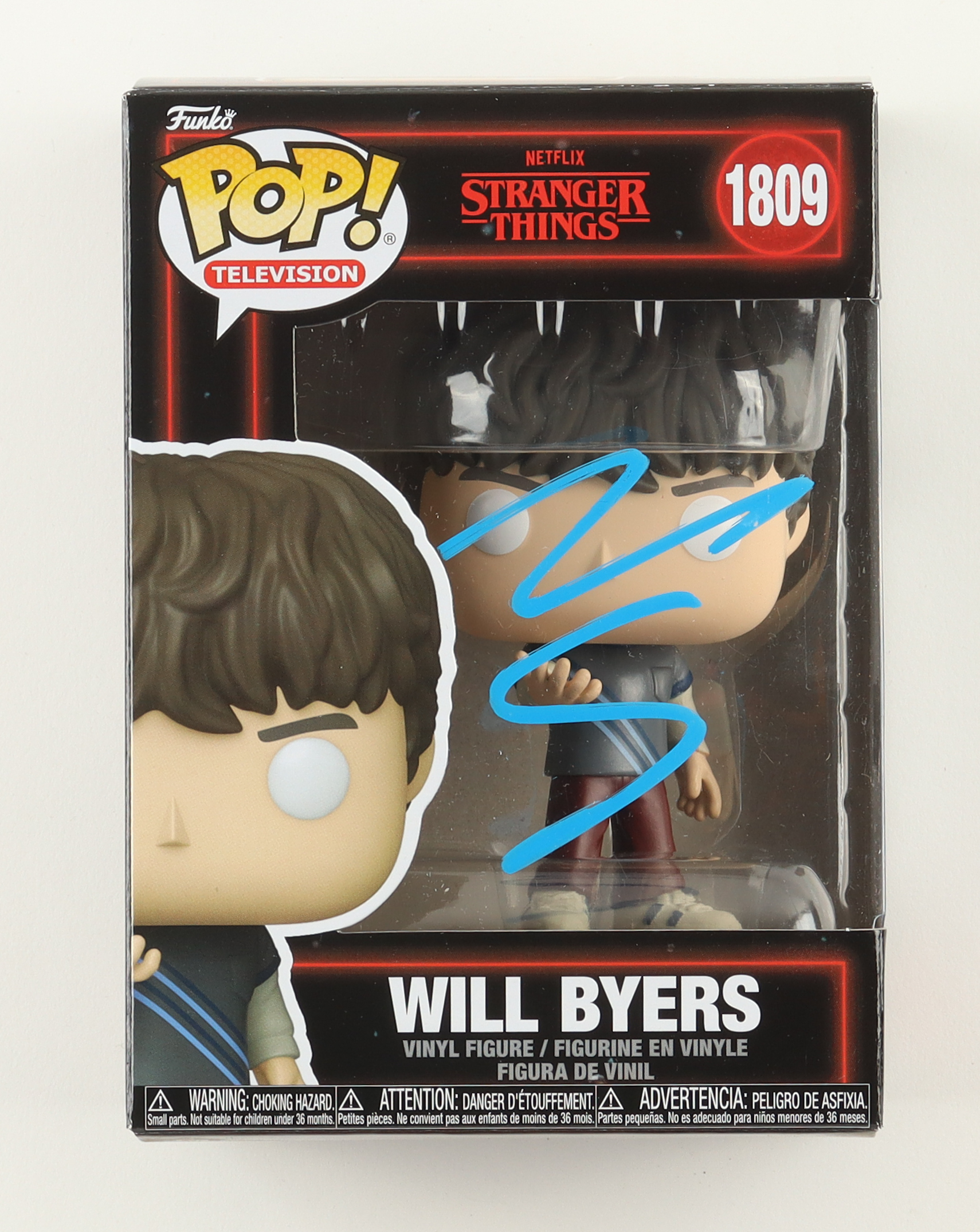 Noah Schnapp Signed "Stranger Things" #1809 Will Byers Funko Pop! Vinyl Figure (Beckett) at PristineAuction.com Noah Schnapp Signed "Stranger Things" #1809 Will Byers Funko Pop! Vinyl Figure (Beckett) at PristineAuction.com