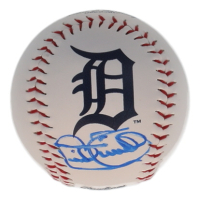 Cecil Fielder Signed OML Tigers Logo Baseball (JSA) at PristineAuction.com
