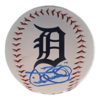 Cecil Fielder Signed OML Tigers Logo Baseball (JSA) at PristineAuction.com